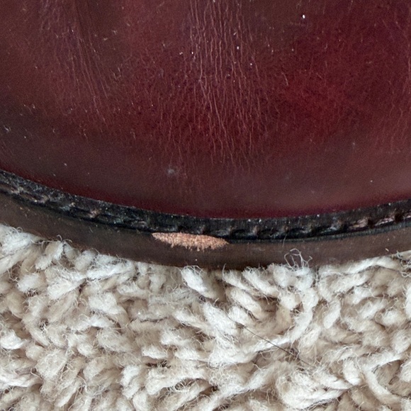 Frye Women's Heeled Boots in Burgundy - Picture 7 of 7